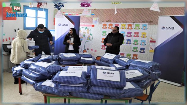 QNB organise la campagne « Hiver Au Chaud », pour les enfants de Siliana