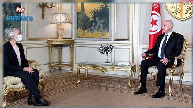 Kaïs Saïed reçoit la présidente de la Commission de Venise