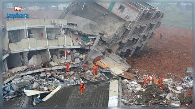 Chine : Des dizaines de disparus après l’effondrement d’un immeuble