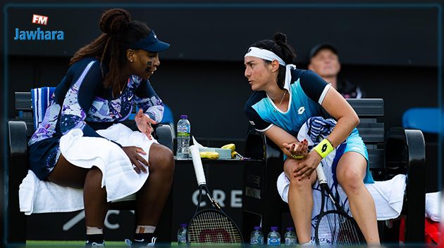 Tournoi d'Eastbourne : Serena Williams et Ons Jabeur déclarent forfait pour leur demi-finale en double