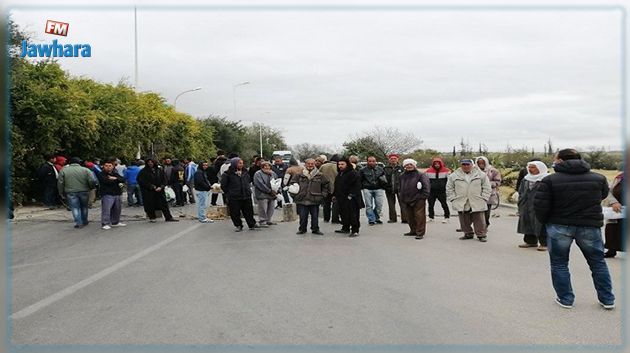 Haffouz : Des habitants de la région bloquent l'entrée de la ville 