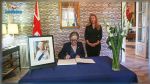 Mort d’Elizabeth II : la cheffe du gouvernement se rend à l’ambassade du Royaume-Uni à Tunis pour annoter le registre des condoléances