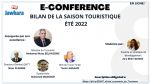 E-CONFERENCE  BILAN DE LA SAISON TOURISTIQUE ETE 2022