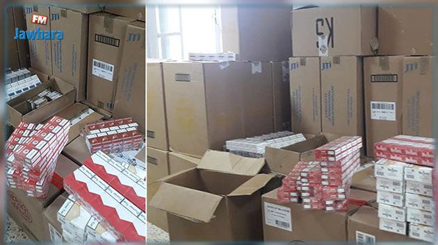 Ariana : Saisie de 10000 paquets de cigarettes estimés à 75 mille dinars