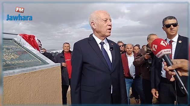 Le président Saïed à Sidi Bouzid pour inaugurer les travaux de l’autoroute Tunis-Jelma 