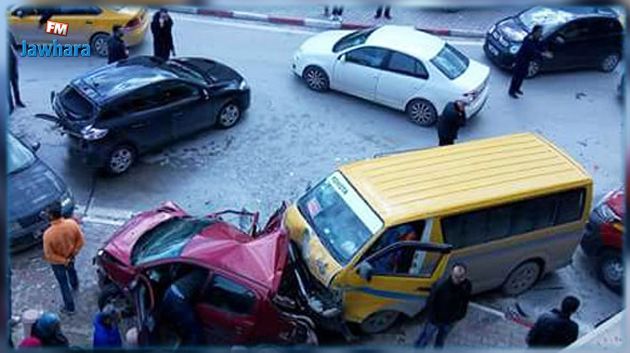 Tunis : Huit blessés dans un accident de la route