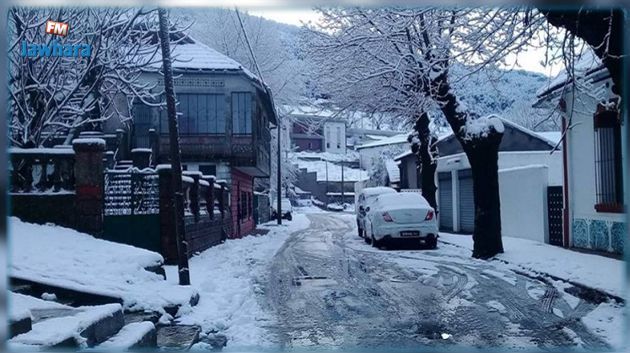 Chutes de neige à Aïn Drahem : Suspension des cours
