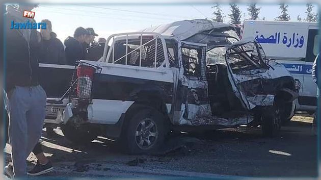 Kairouan : Deux sécuritaires blessés dans un accident de la route