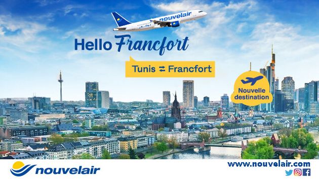 Nouvelair lance une nouvelle liaison reliant Tunis à Francfort