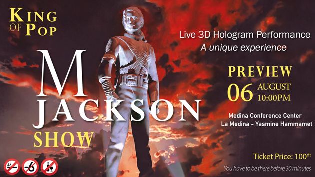 Une première en Afrique : Michael Jackson Show en hologramme à Yasmine Hammamet