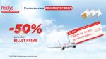 Tunisair : campagne -50% billets Prime FIDELYS