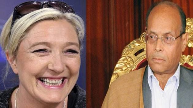 Marine Le Pen et Moncef Marzouki dans la mouvance de leur alliance fondamentale
