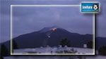 Un gigantesque incendie à Djebel Boukornine