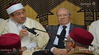 Béji Caïd eEssebsi au mausolée Sidi Belhassen Chedly
