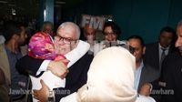 Arrivée de Mahmoud Bouneb à l'aéroport de Tunis-Carthage