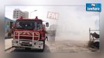 Tunis: Un incendie fait rage à côté d'une station-service
