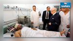  Béji Caïd Essebsi aux chevets des blessés de l'accident de train et de l'attaque terroriste