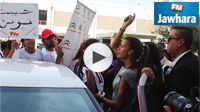 Habiba Ghribi accueillie en héroïne à l'aéroport de Tunis-Carthage
