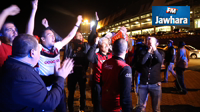 La joie des supporters étoilés à Johannesburg après le match face Orlando Pirates