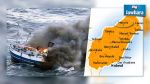 Haouaria : Un bateau prend feu puis fait naufrage, 5 pêcheurs disparus