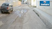 L'état déplorable des routes de la ville de Kairouan