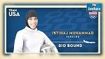 L'escrimeuse Ibtihaj Muhammad, la première sportive voilée à représenter les Etats-Unis aux Jeux olympiques de Rio