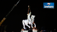Monastir: Installation de la statue du leader Bourguiba près du palais présidentiel