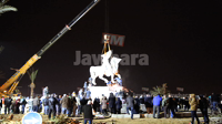 Monastir: Installation de la statue du leader Bourguiba près du palais présidentiel
