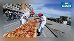 Des italiens réalisent la plus longue pizza au monde 