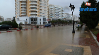 Intempéries à Sousse : les pluies diluviennes envahissent les rues