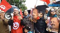 Avenue Habib Bourguiba : Manifestation contre le retour des terroristes