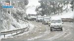 Siliana : La route nationale n°4 bloquée par les neiges
