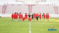 Dernière séance d'entraînement de la sélection nationale avant son match contre le Cameroun