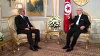 Le président de la république reçoit Khalifa Haftar 