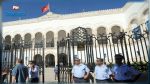 Des policiers devant le tribunal de Tunis pour réclamer la libération de Saber Laajili