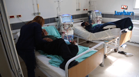 Jawhara FM au centre de dialyse à l'hôpital universitaire de Sahloul 