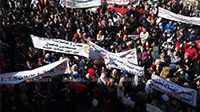 Grand rassemblement de l'UGTT à Sousse 
