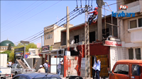 Sousse : Le propriétaire d'un restaurant utilise le trottoir et change l'emplacement du poteau électrique