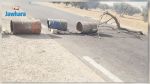Kairouan : Des protestataires bloquent la route.. La circulation paralysée