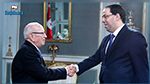 Le chef de l'Etat s'entretient avec Youssef Chahed