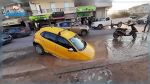  Un taxi englouti par un trou à Sousse : Les travaux de la SONEDE m'ont couté 4000 DT, assure le propriétaire du véhicule