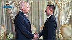 Le président de la République reçoit le ministre italien des Affaires étrangères et de la Coopération internationale