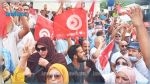 Rassemblement protestataire à Tunis contre les décisions de 25 juillet