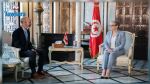 La cheffe du Gouvernement reçoit l'ambassadeur du Canada à Tunis