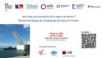 L’équipe Economique France en Tunisie à la rencontre des entreprises du gouvernorat de Bizerte, le 19 janvier 2023 à Bizerte