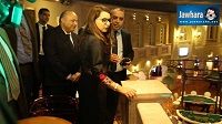 Amal Karboul en visite au casino de  Sousse