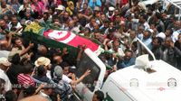 Funérailles du martyr Hatem Laâjili à Haffouz (Kairouan)